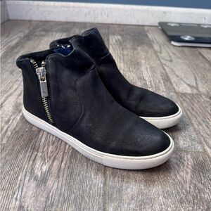 Kenneth Cole NY high top leather sneakers